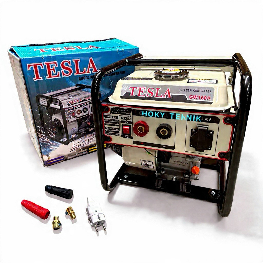 Genset Las Mesin Las1000 Watt 160 Ampere Welding Generator 2000Watt 180 Amper Tesla GW180A