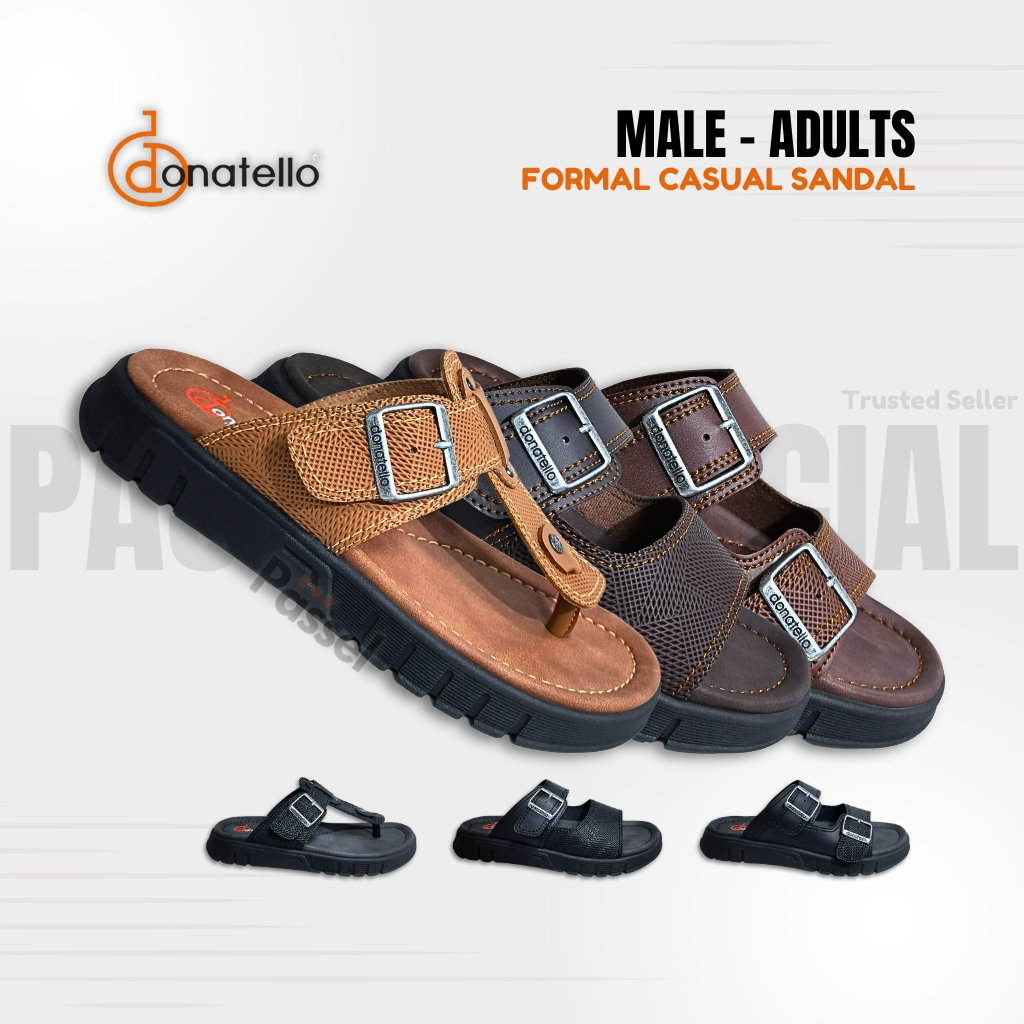 Passel x Donatello Sz. 39-43 Sandal Slip On / Sandal Jepit Pria Kasual | NS81091 / NS81092 / NS81093