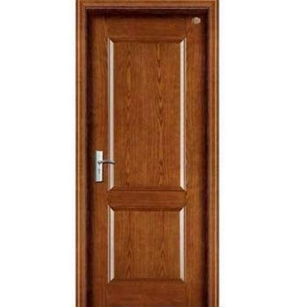 Daun pintu kayu mahoni minimalis singgel