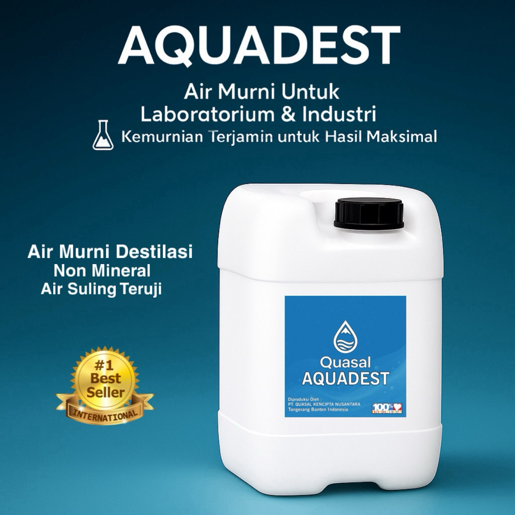 Aquadest Aquadest Distilled Water Air Suling 20 liter