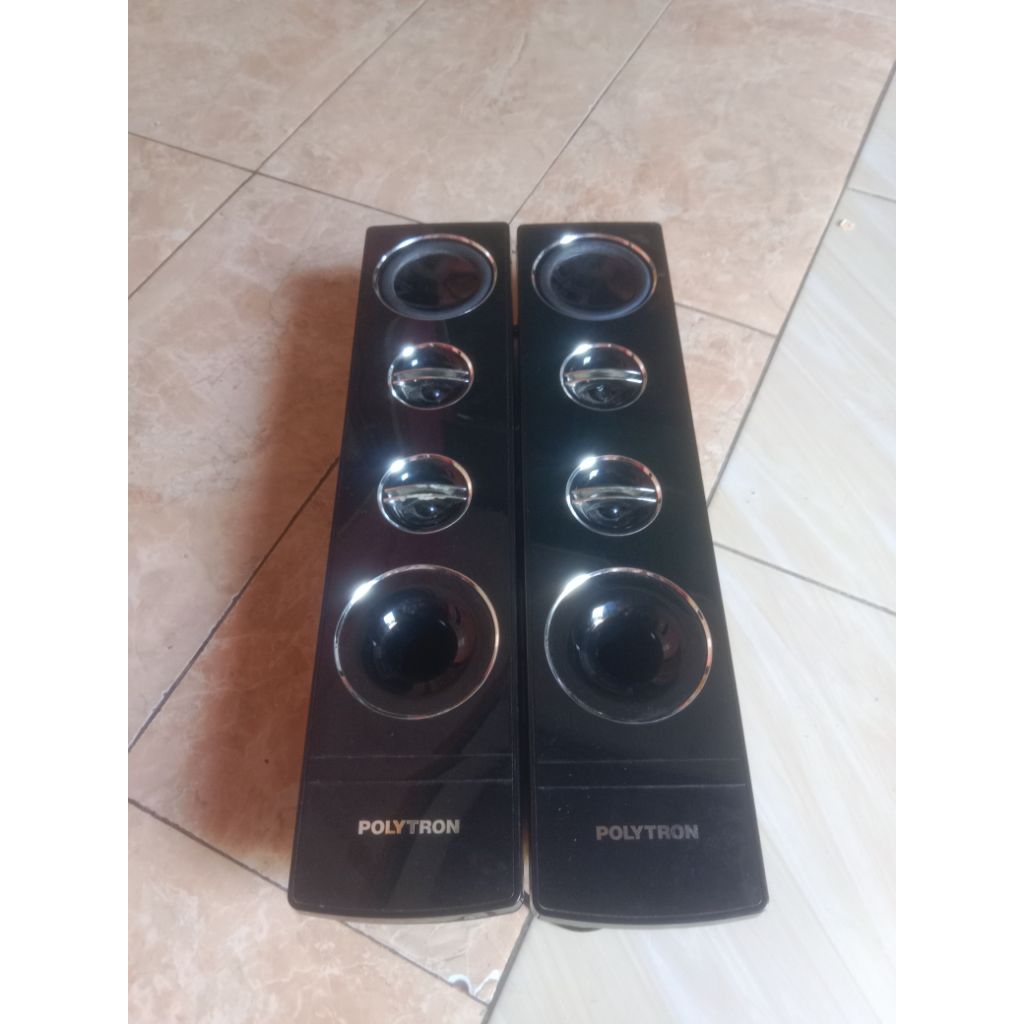 speaker bekas tv polytron 24inch