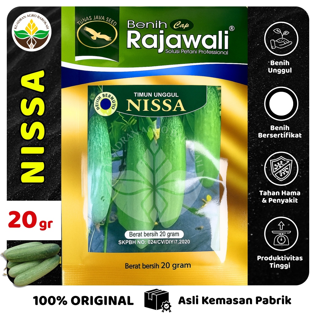 Benih Timun NISSA 20 gr Cap Rajawali