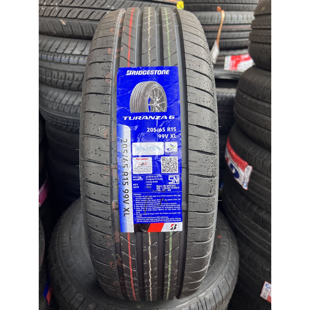 Ban Mobil BRIDGESTONE TURANZA T005A 205/65 R15 cocok untuk Innova, Camry, Kuda, Taruna