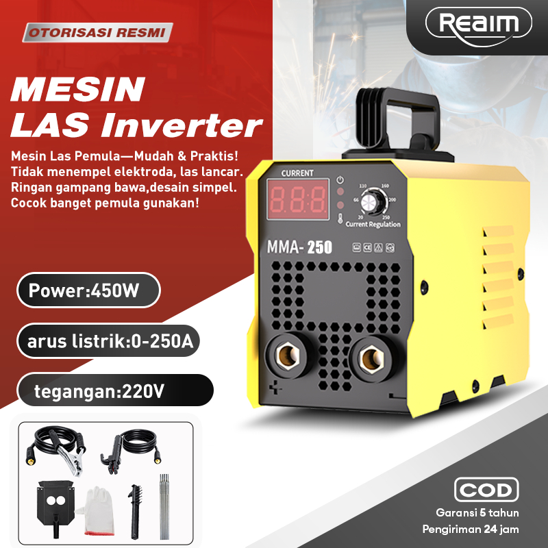 Reaim 450 Watt Mesin Las Listrik  120A Mesin Las Inverter Mesin Las Mini/ Mesin Las Beckum/ MIG