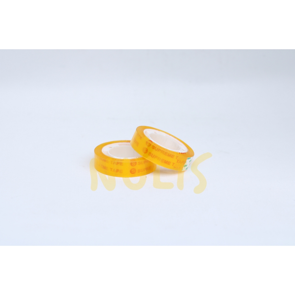 NULIS | 5 Pcs Isolasi Bening Kecil / Selotip Supreme Tape 12 mm x 10 yard