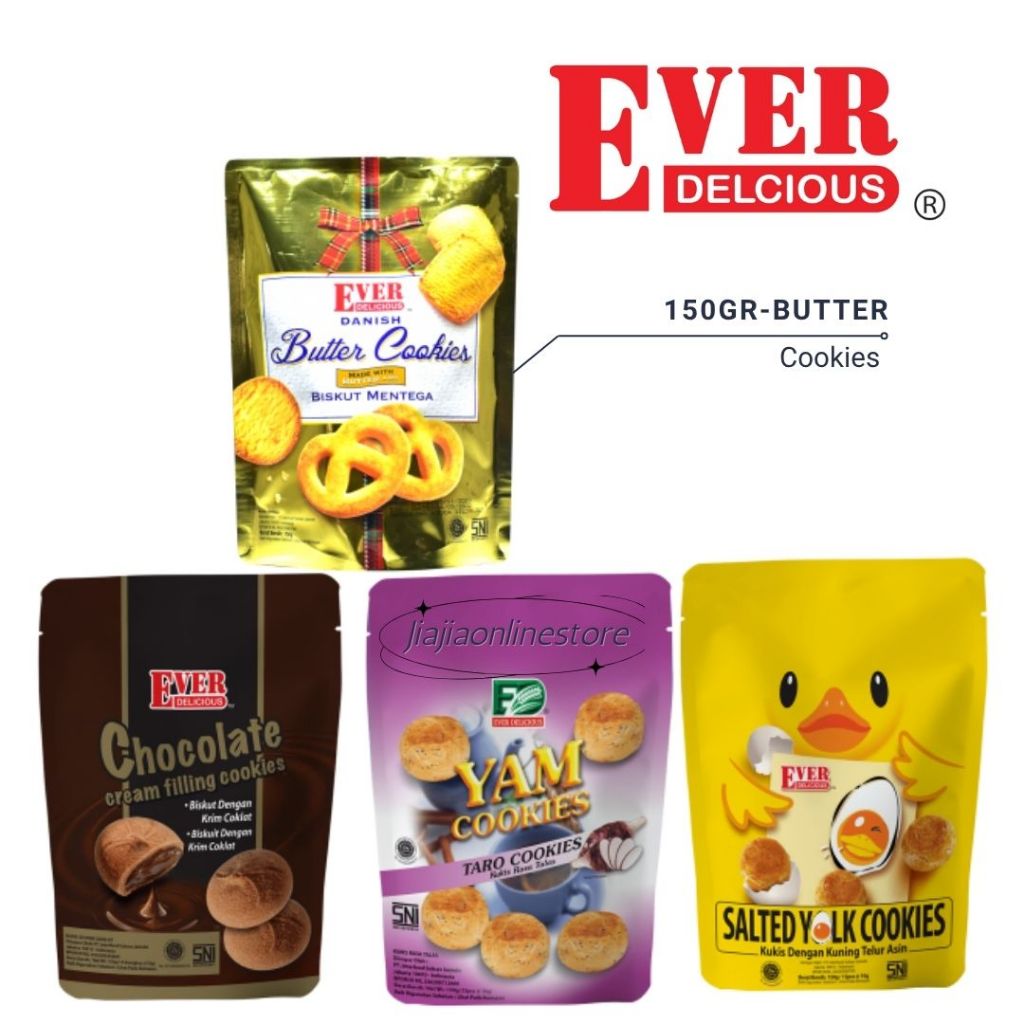 Butter Cookies Ever Delicious Kue Kering 150gr Biscuit Butter