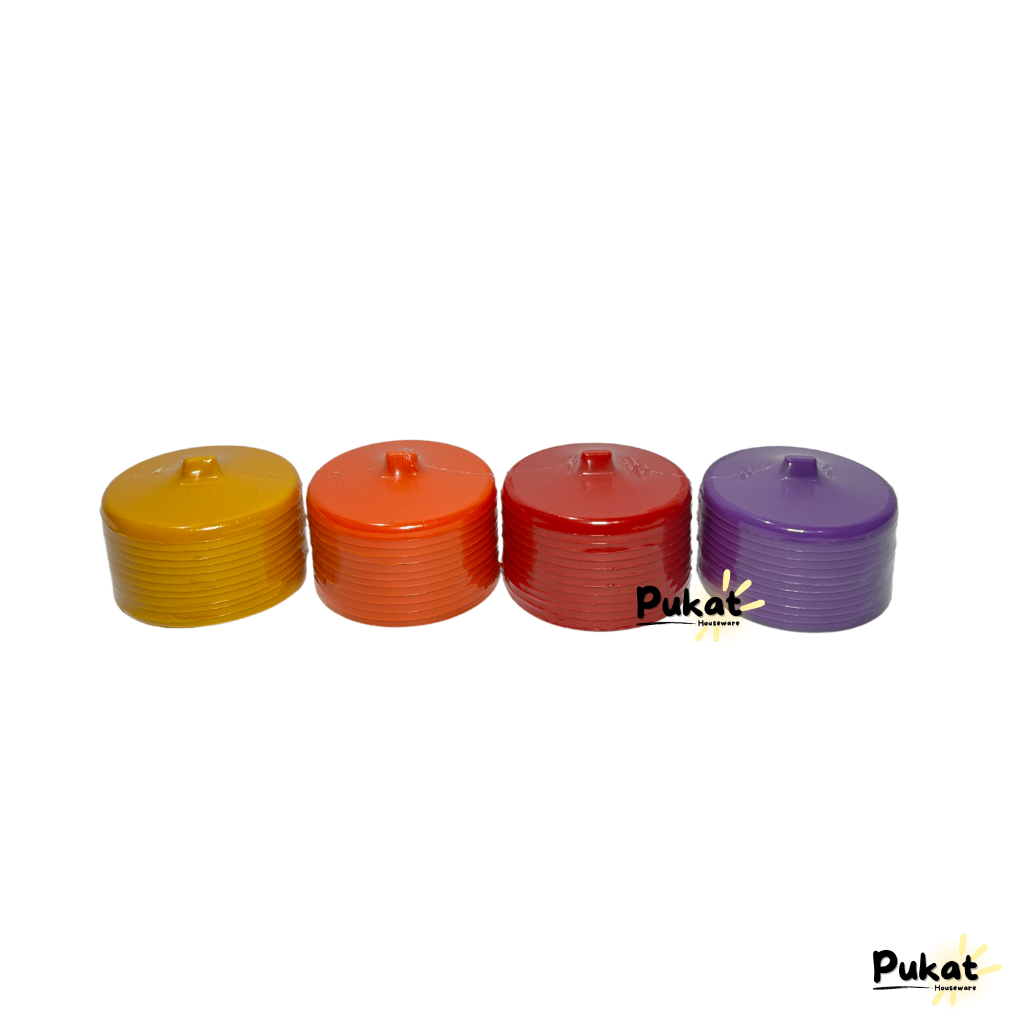 Tutup Gelas Plastik Warna-warni Isi 12 Pc / Gelas Plastik Cantik Murah / Tutup Cangkir 1 Lusin