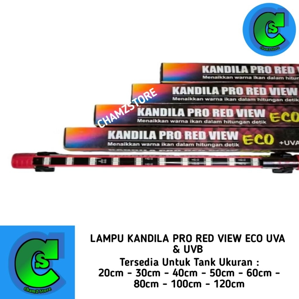 lampu celup kandila pro red view eco 20cm, 30cm, 40cm, 50cm, 60cm, 80cm, 100cm, 120cm / lampu kandil