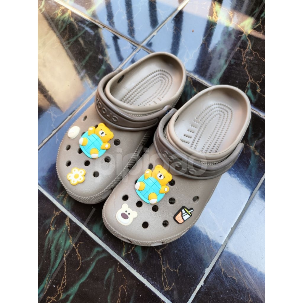 Crocs Original Reject Cutting Cokelat Coffee 24cm