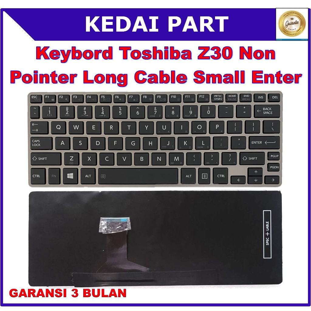 Keyboard Toshiba Portege Z30 Z30A Z30-A Z30B Z30-B Z30C Z30-C Z30T
