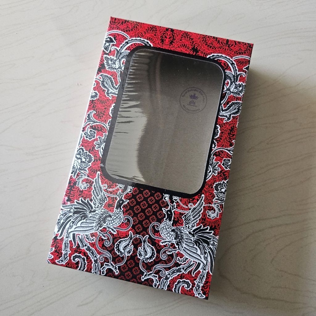TAMBAHAN BOX BATIK JENDELA ( 4 Varian ) KARDUS UNTUK SOVENIR KAIN BATIK / TAMBAHAN KARDUS KAIN BATIK