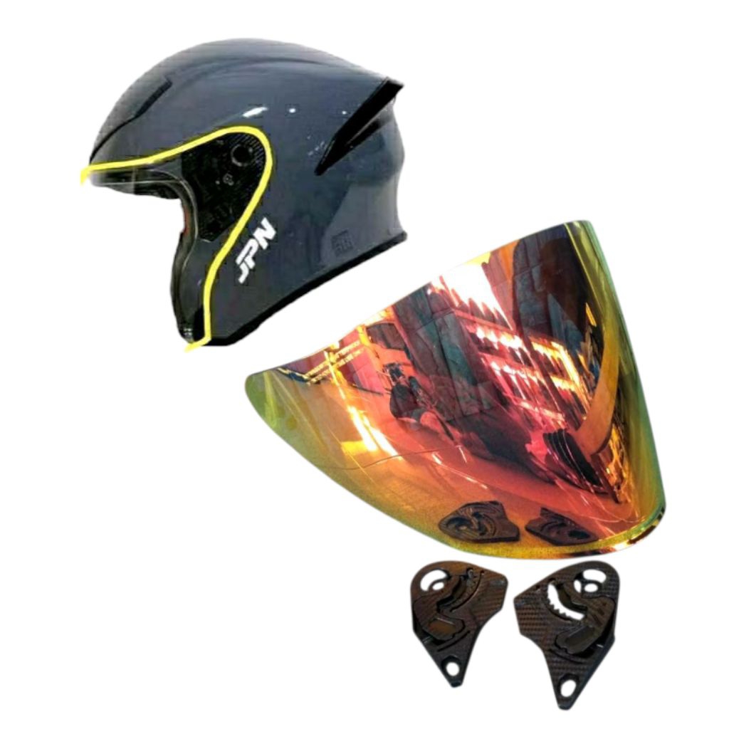 (TM05) kaca Helm JPN KYO-9 plus rachet Flat Visor Helm JPN kyo 9 kpn kyoshi jpn kyo-x