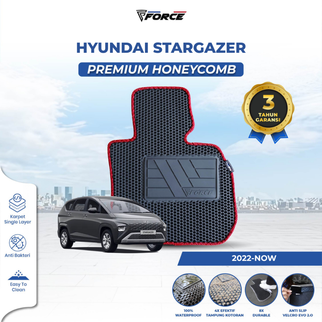 Karpet Mobil Hyundai Stargazer Tipe Captain Seat / Non Captain Seat Bisa Custom