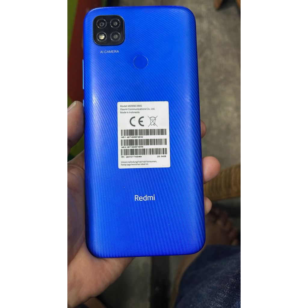 Redmi 9c ram 4/64  Second mulus fullset