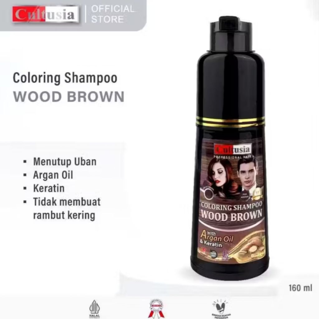 Cultusia Coloring Shampoo Wood Brown
