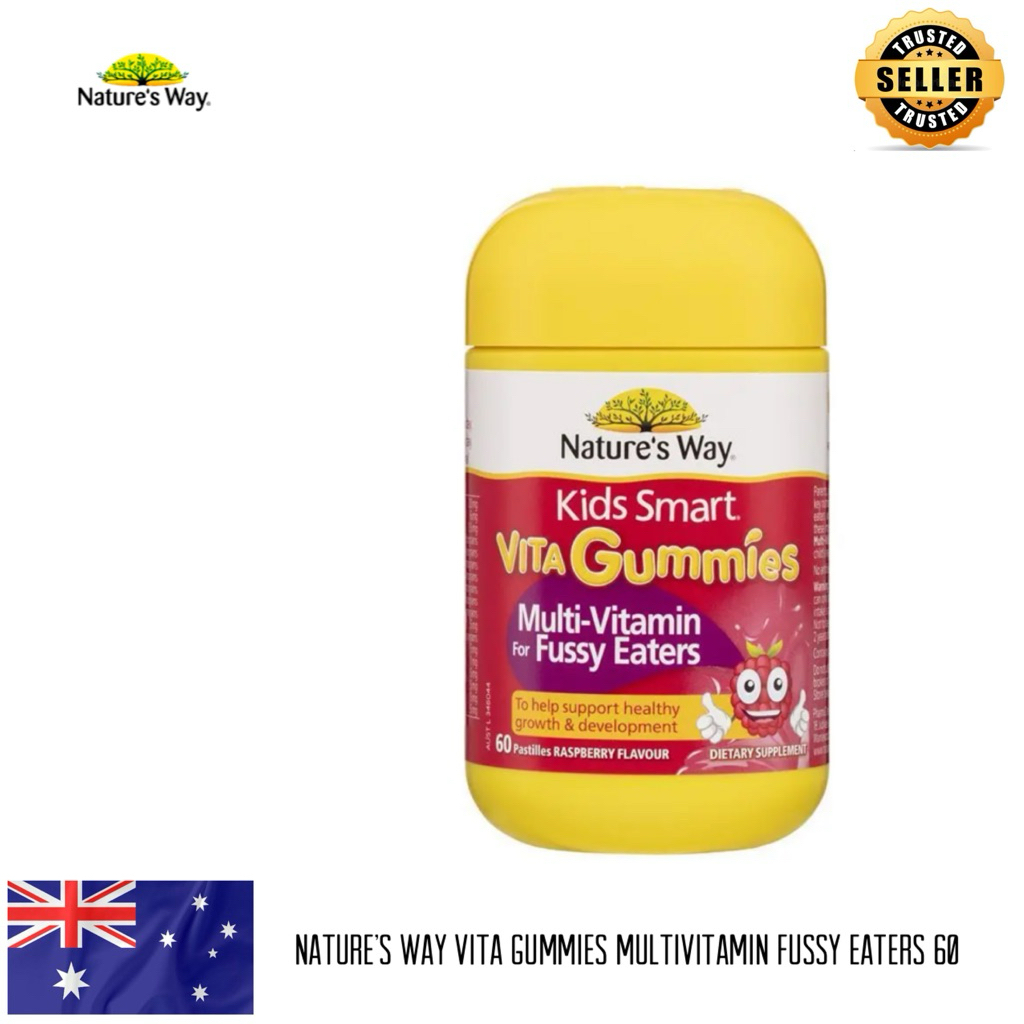 Nature’s Way Vita Gummies Multivitamin Fussy Eaters isi 60 / vitamin anak 2 tahun ke atas