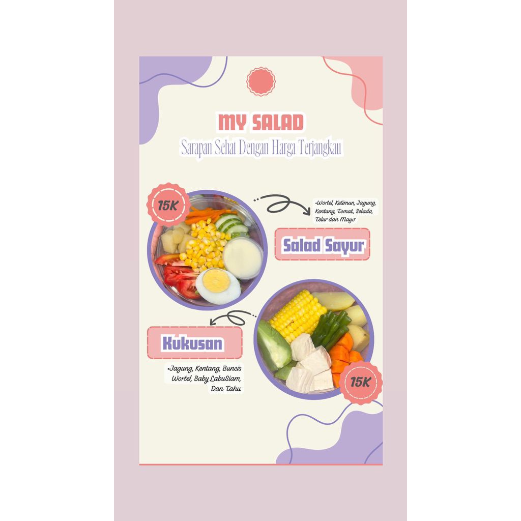 Salad Sayur Dan Kukusan Sayur Fresh