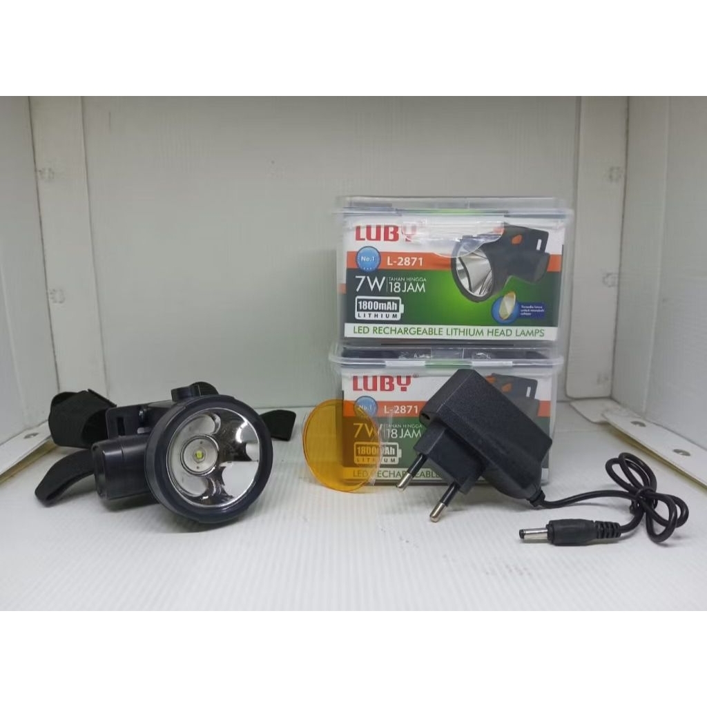 Senter Kepala LED 7w Luby