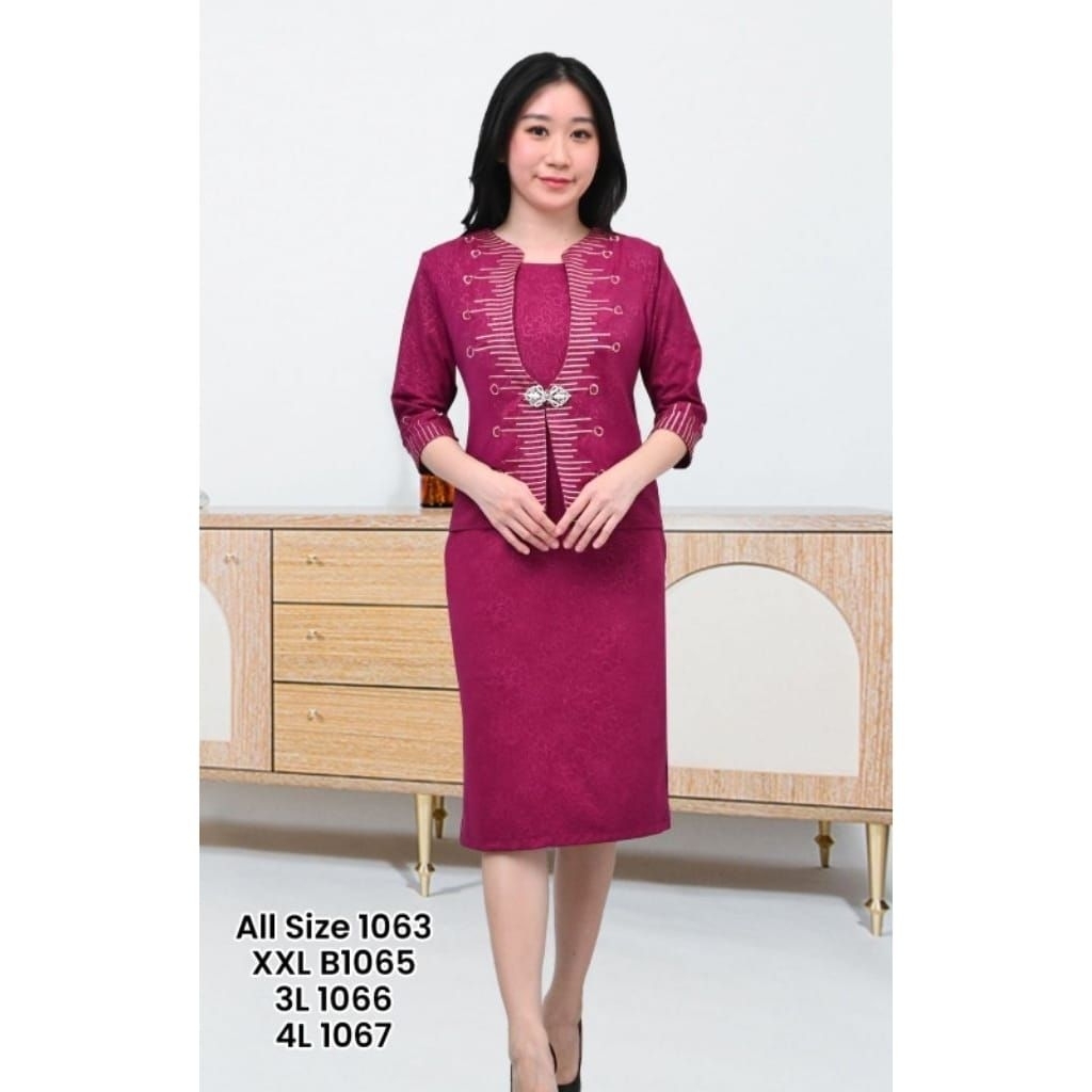 dress scuba rompi lepas premium