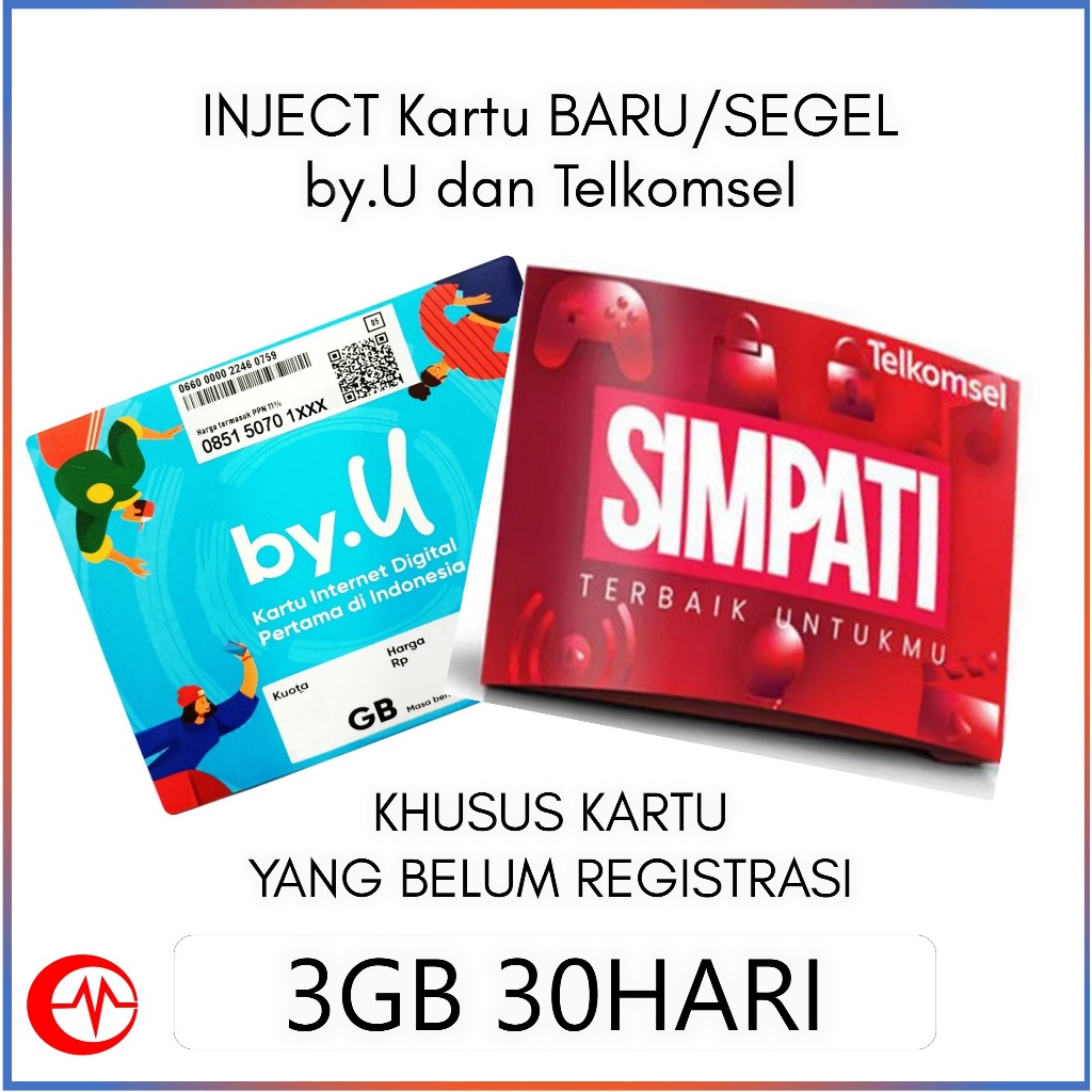 [INJECT] Paket Data by.U dan Telkomsel 3GB SYARAT UNTUK REGISTRASI