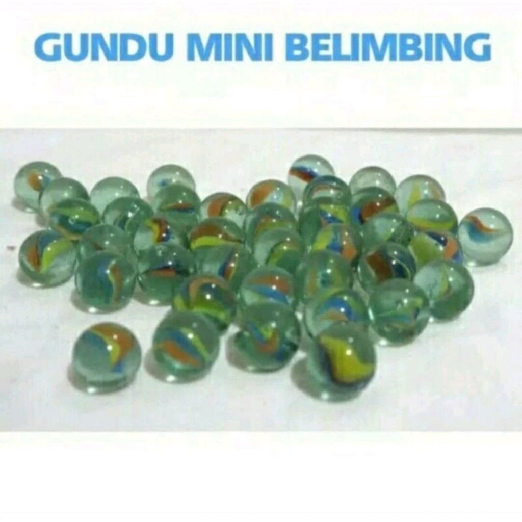 Mainan anak tradisional jadul kelereng belimbing mini isi 100pcs murah gundu belimbing kecil