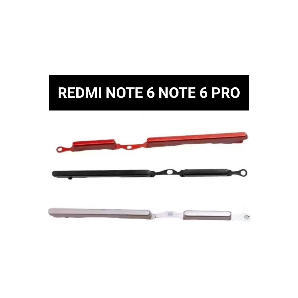 TOMBOL LUAR REDMI NOTE 6 NOTE 6 PRO
