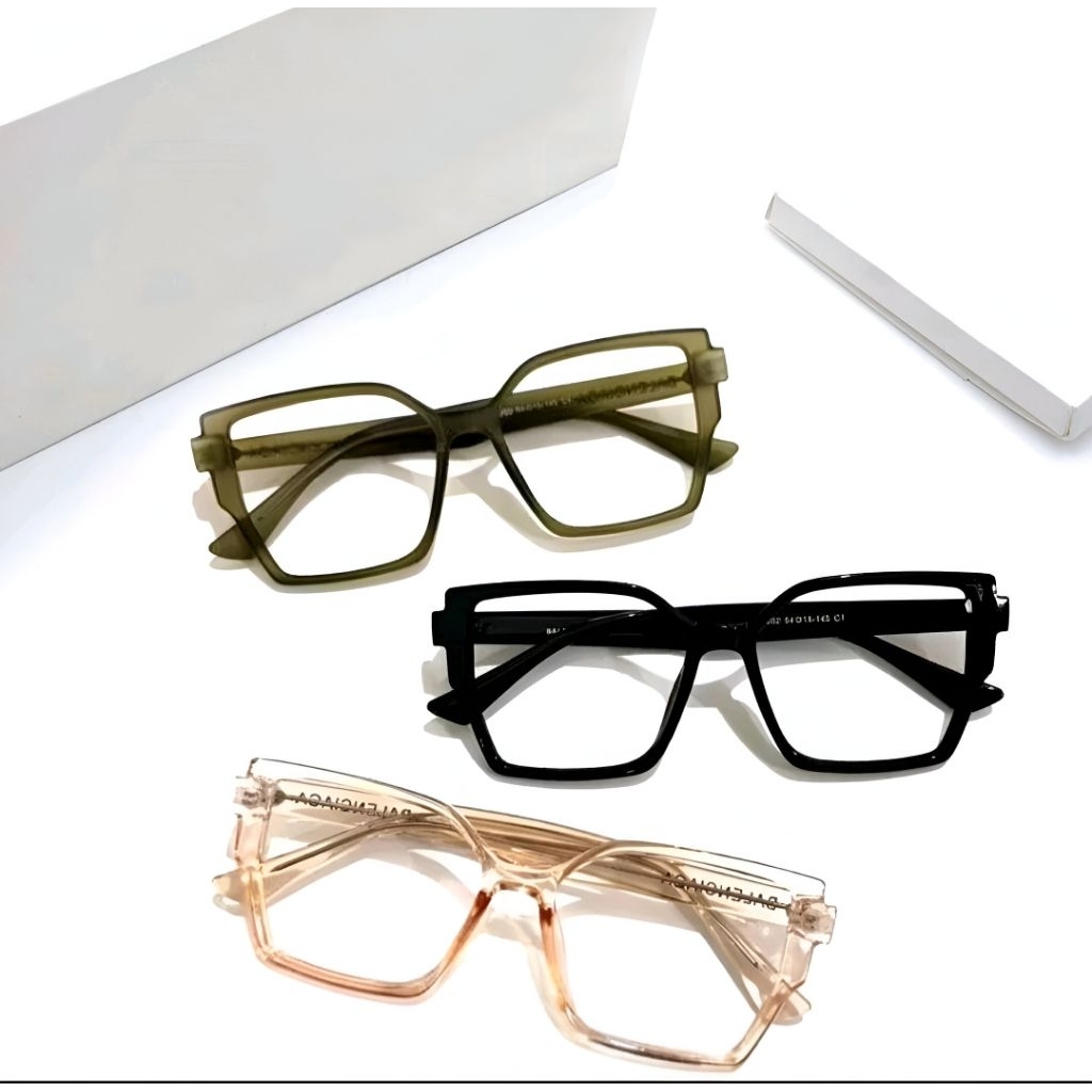 KACAMATA WANITA KACAMATA KOTAK KACAMATA TEBAL KACAMATA MINUS FRAME KODE:5202