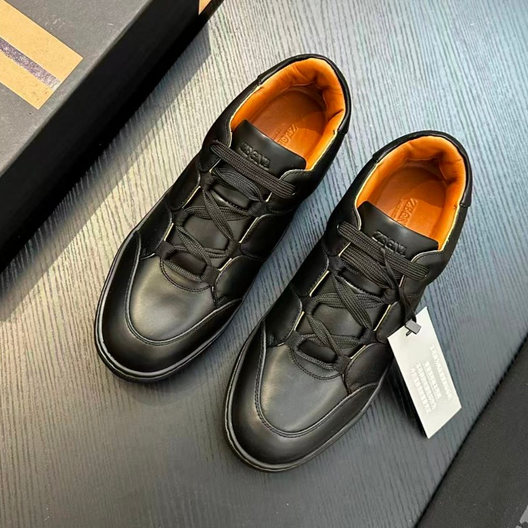 ZEGNA new casual men's shoes imported cowhide sports shoes flat running shoes