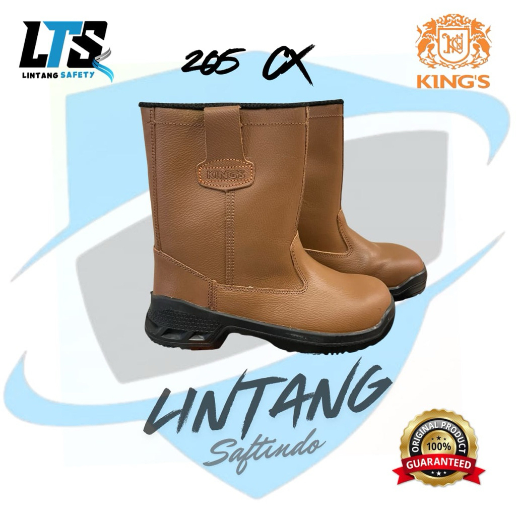 Sepatu Safety Boots King’s By Honeywell KWD 205 cx / Safety Shoes / Sepatu Kerja Proyek Ujung Besi O