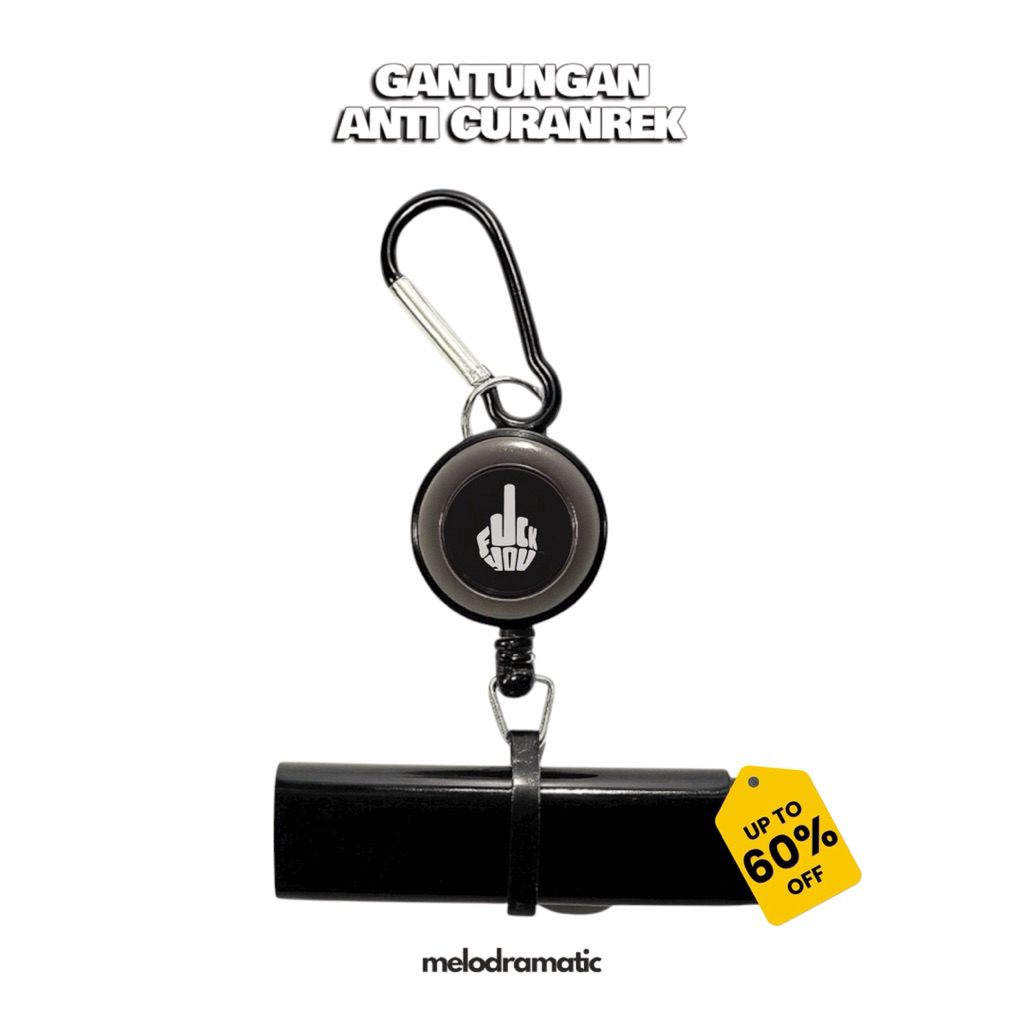 MIDDLE FINGER | GANTUNGAN KOREK ANTI MALING
