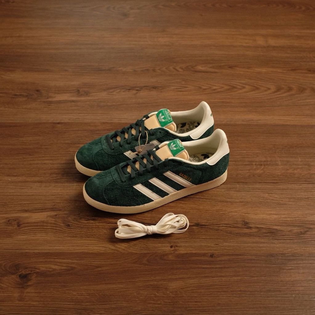 Sepatu Sneakers Gazzele Green Off White