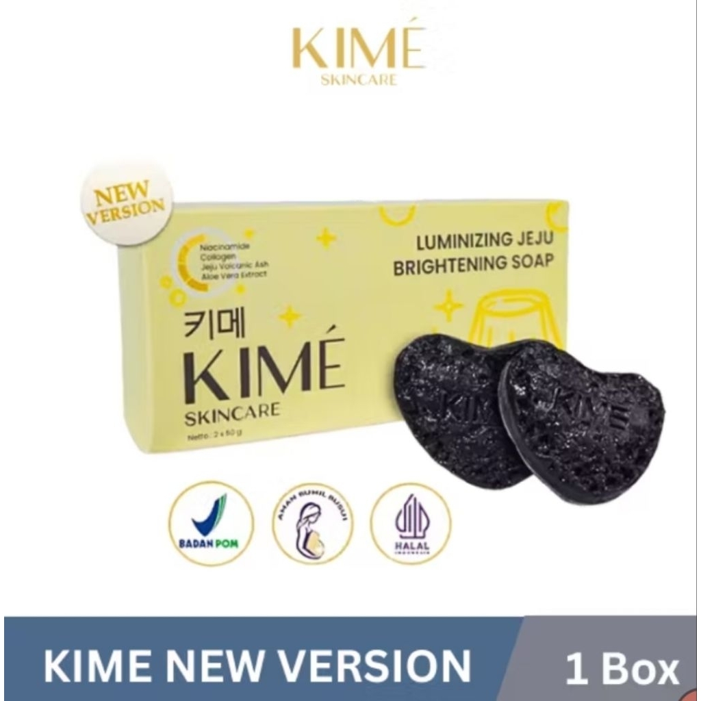 sabun kime skincare original 100% pembersih wajah aman glowing