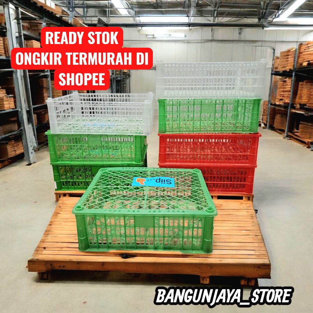 keranjang buah bekas anggur + tutup