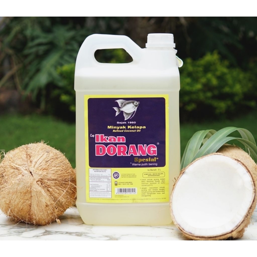 MINYAK KELAPA IKAN DORANG SPECIAL 5 LITER JRG