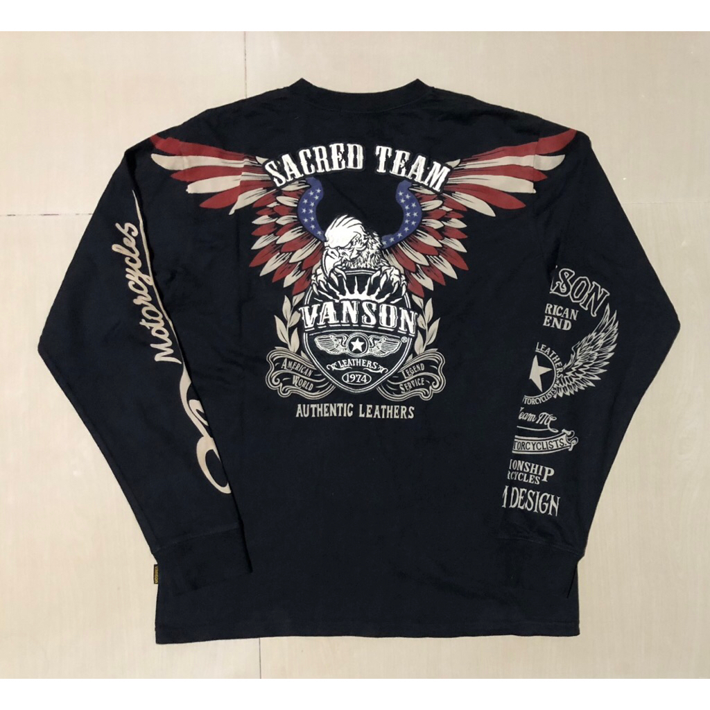 VANSON longsleeve bordir