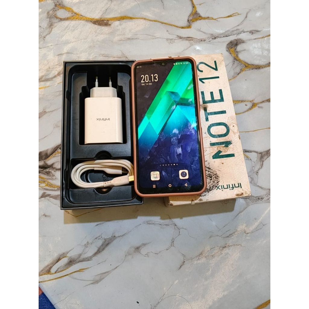Infinix note 12 bekas fullset 8/256