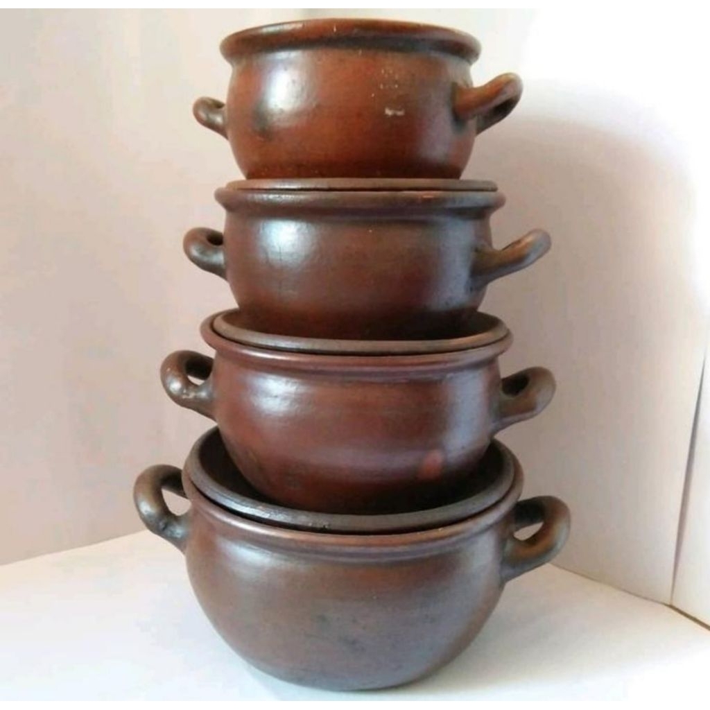 panci gerabah tanah liat untuk masak obat