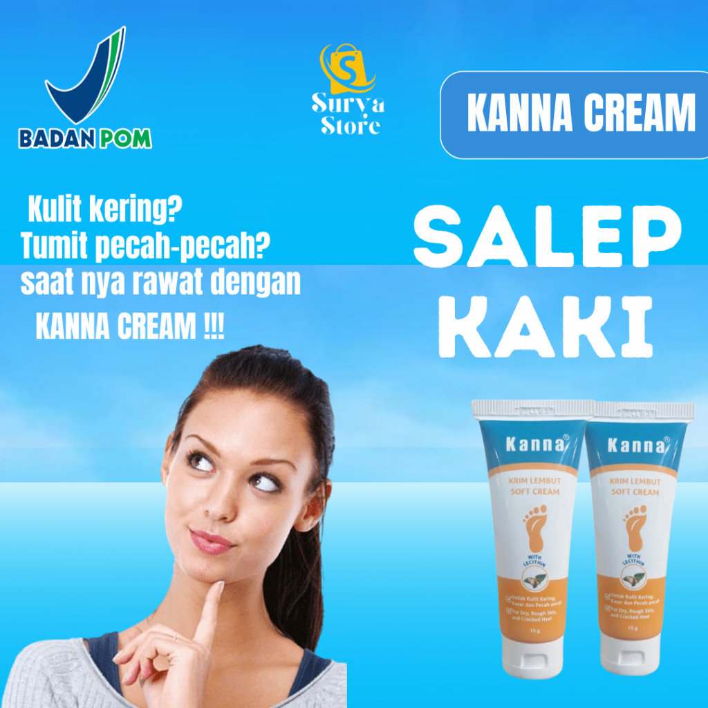 [ASLI] Pembersih Tumit Pecah Kasar Ampuh Kana Kaki Pecah Pecah - Obat Krim Salep Kaki Pecah Pecah Da