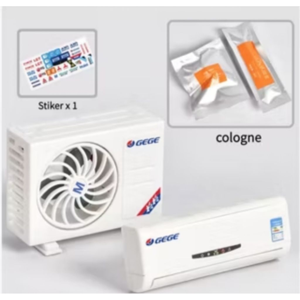 Pengharum mobil kipas Model AC Aromaterapi Tenaga Surya  / Hiasan interior Mobil Bentuk AC Energi Su