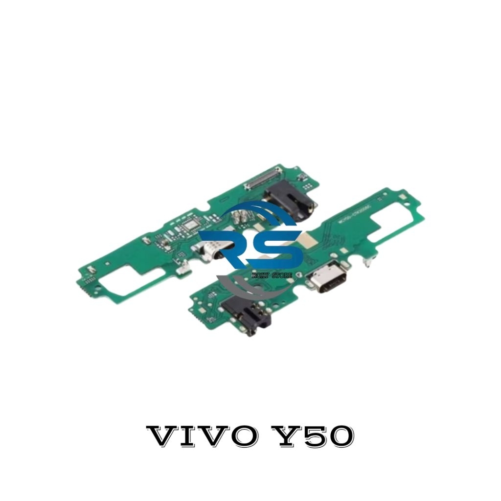 Board Konektor Charger - Headset PCB Vivo Y50 Mic