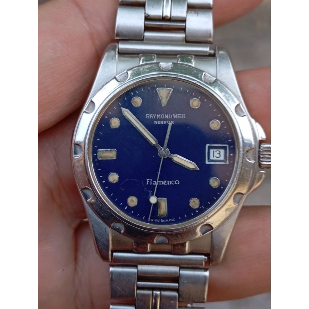 jam tangan Raymond Weil Flamenco  swiss quartz second preloved