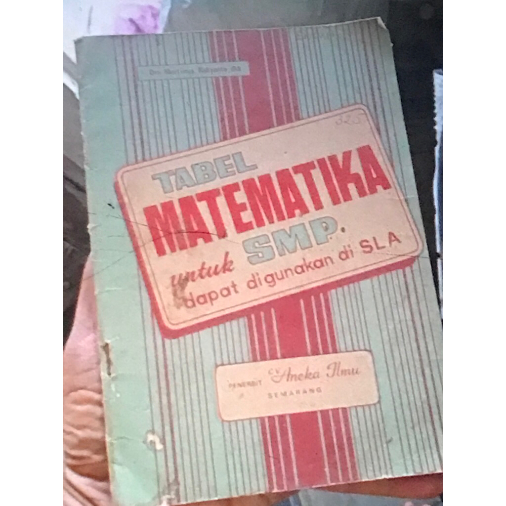 buku tabel matematika untuk smp plus tabel matematika keuangan jadulbuku jadul