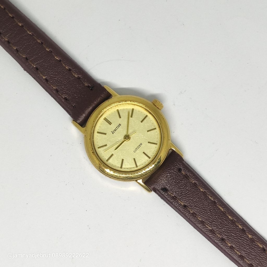 Jam Citizen Junction Ladies GN-0-S Vintage Gold Bekas