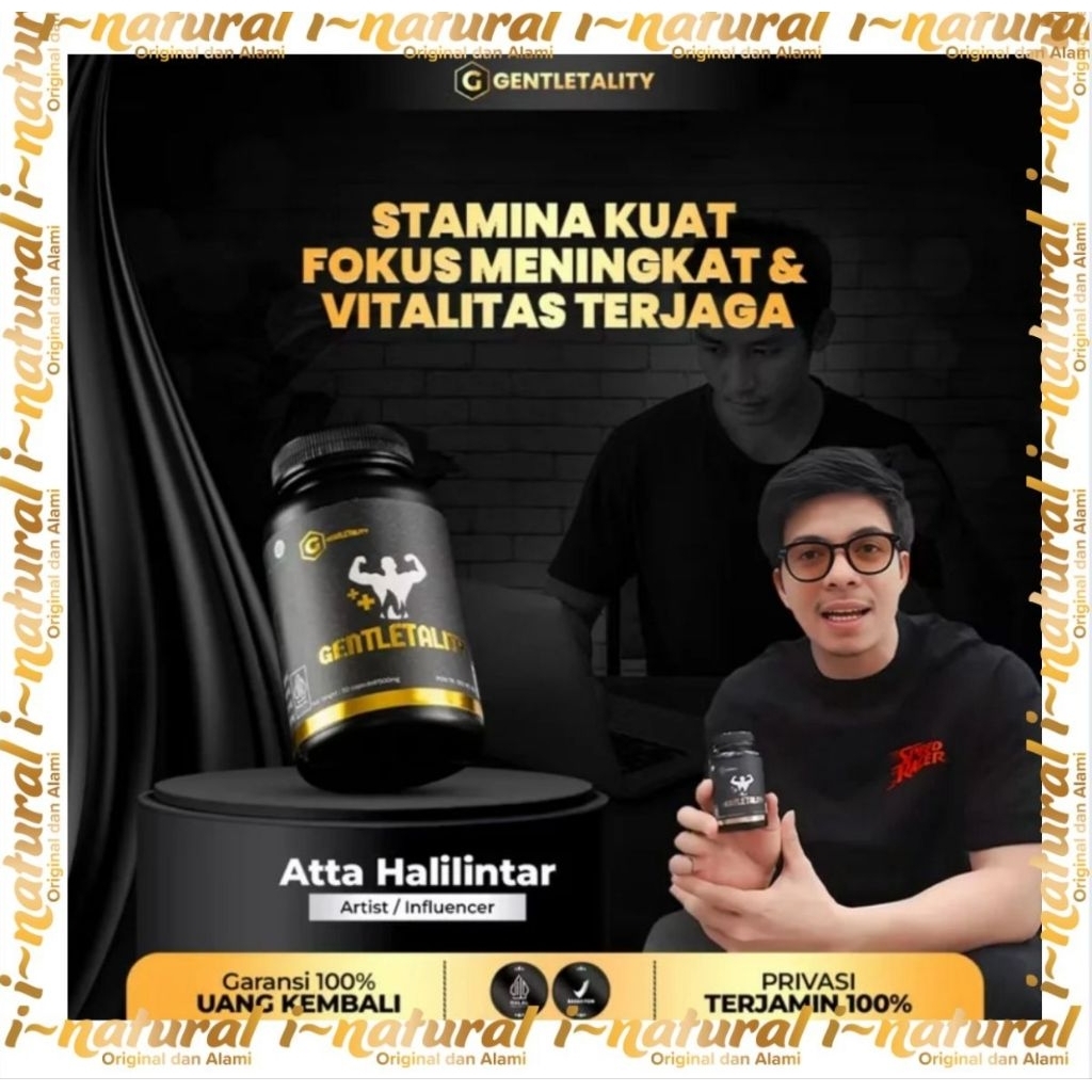 i Natural | Gentletality Kapsul Strong isi 50 kapsul | Original, Halal, BPOM