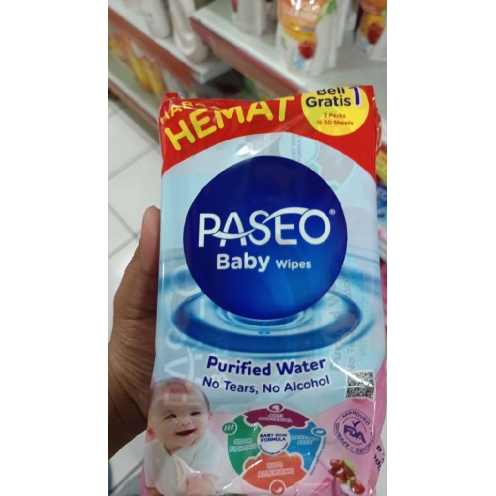 Tisiu basah Paseo / Paseo baby wipes