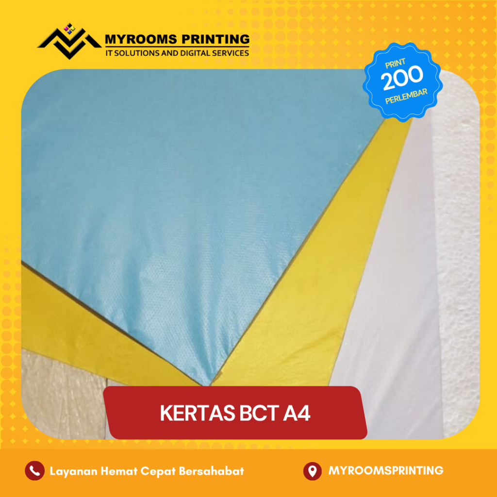 Kertas BCT A4 | Kertas Linen F4 | Kertas Concorde F4
