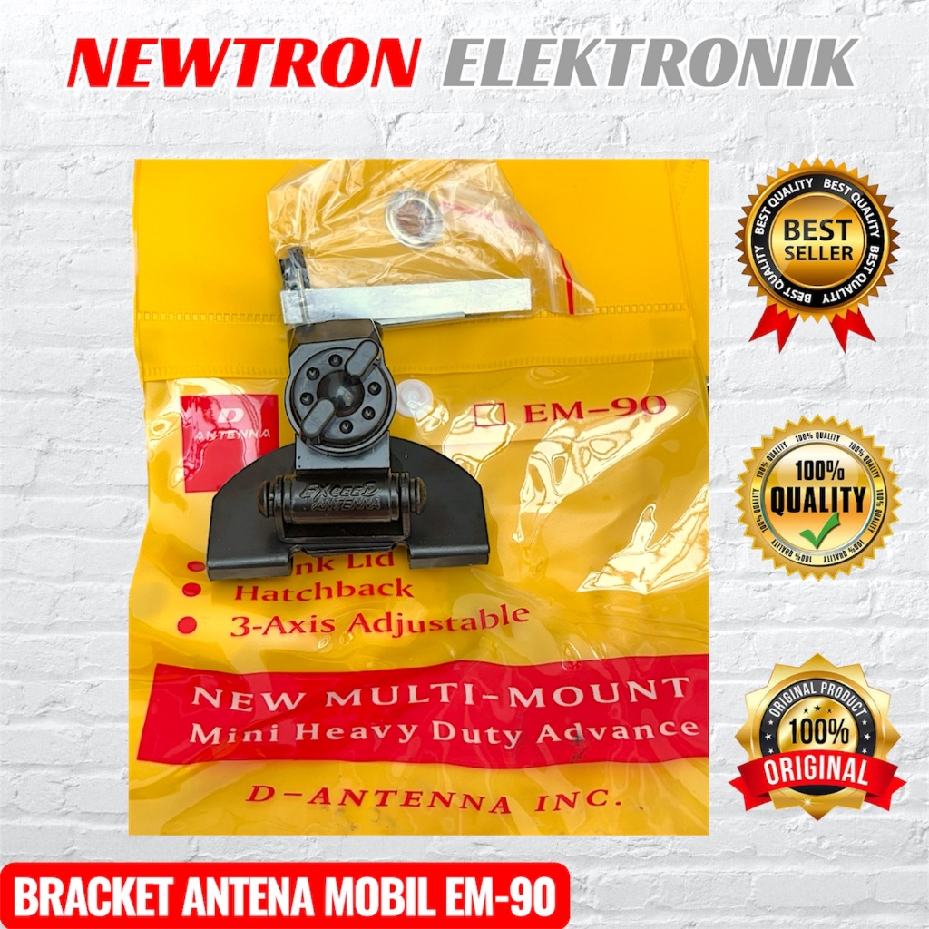 Bracket Antena Mobil EM90 EM-90 Breket Braket Antenna Radio Compatible Rig Alinco DR135 Yaesu FT2900