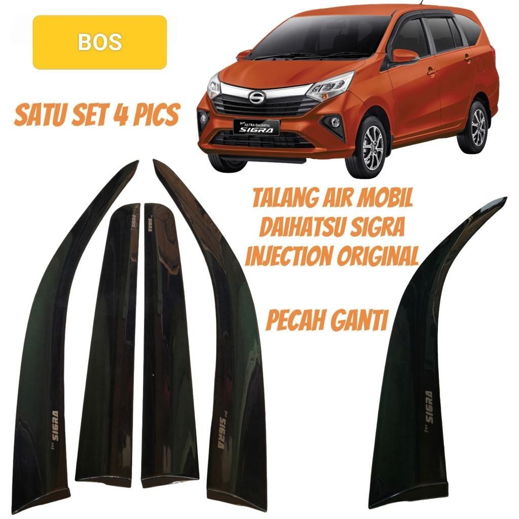 talang air pintu mobil Daihatsu Sigra injection model original