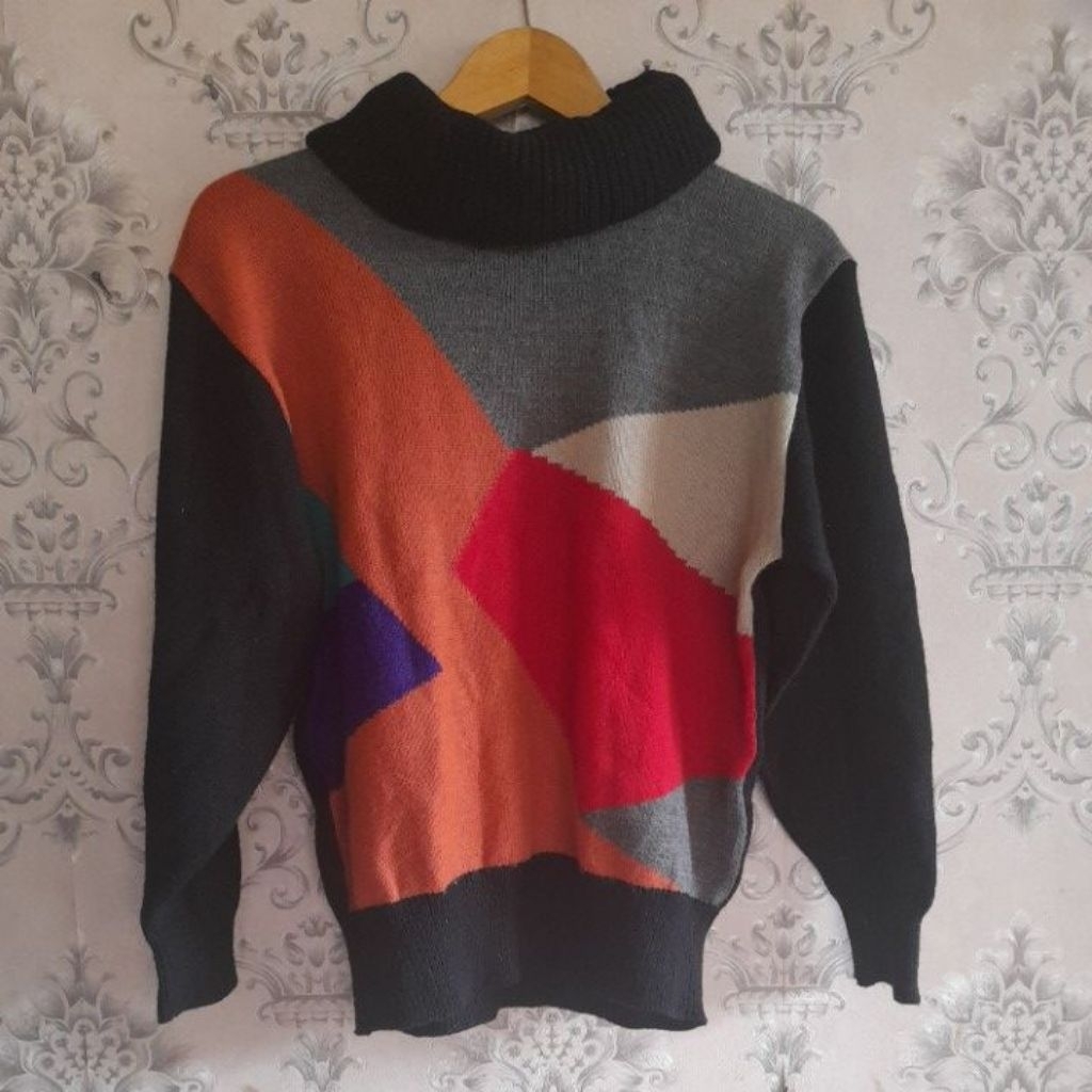 Sweater rajut import Rajut turtle neck Knit rajut wanita premium