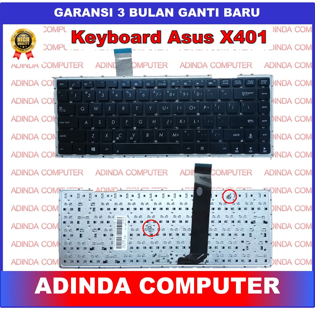 Keyboard ASUS X401 X401A X401U